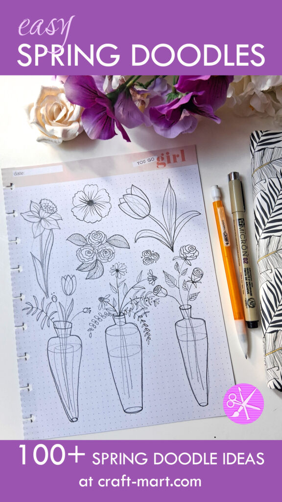 100+ Easy Spring Doodles