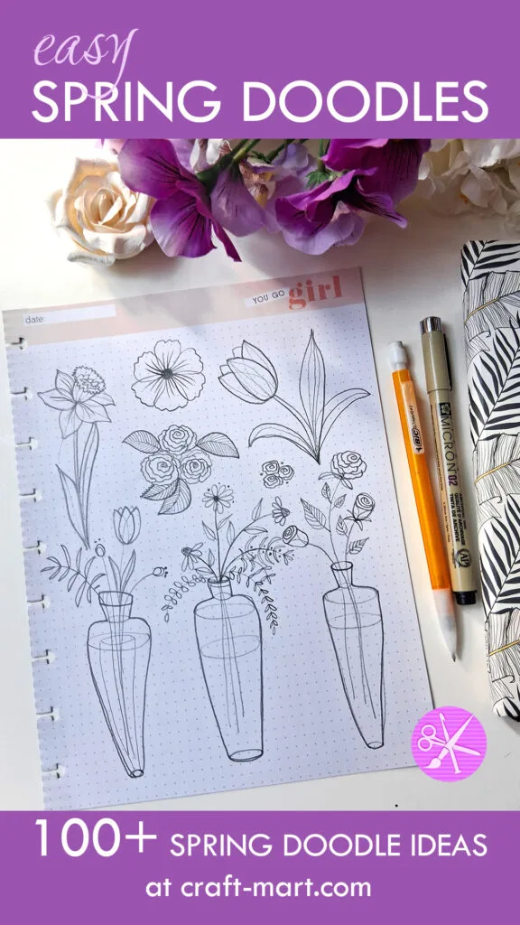 100+ Easy Spring Doodles