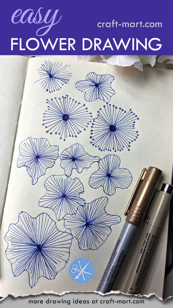 flower drawing exercise