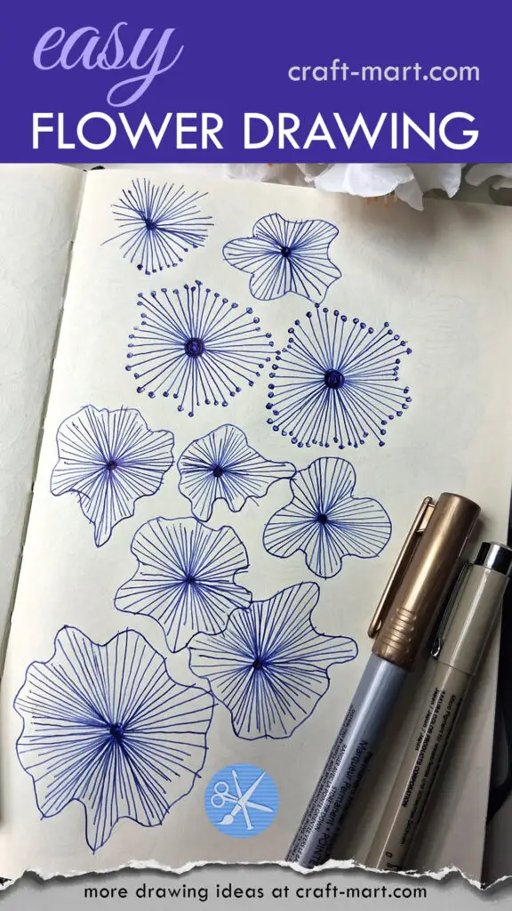 flower drawing exercise