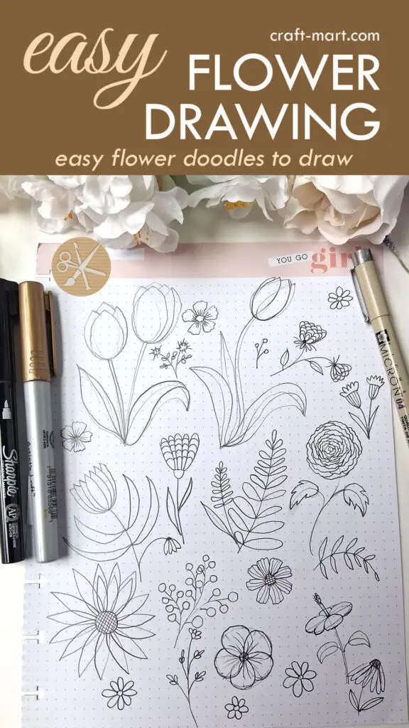 cute flower drawing