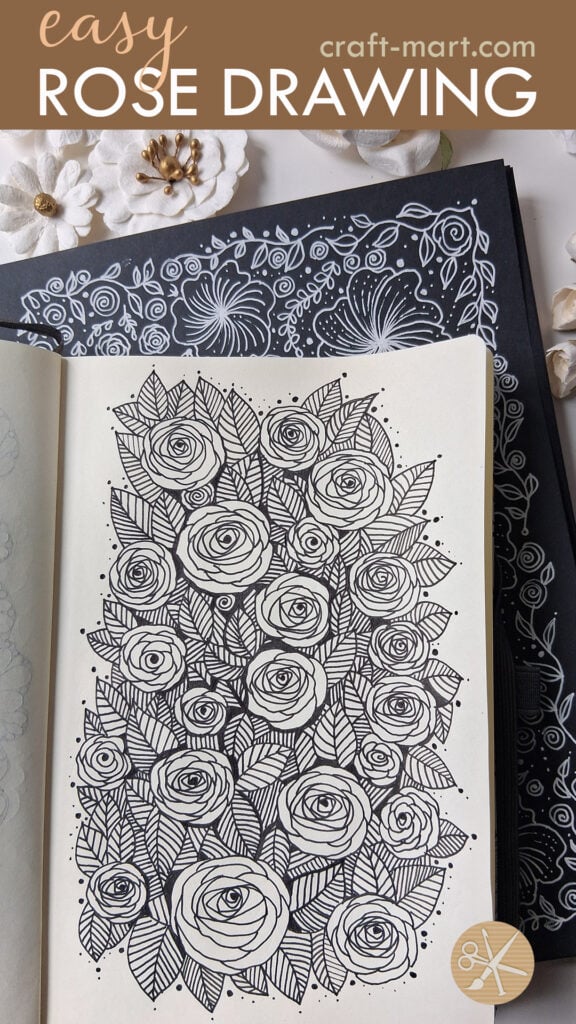 Easy Rose Doodle
