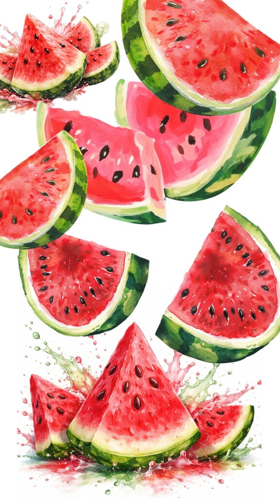 Juicy Watermelon Wallpaper