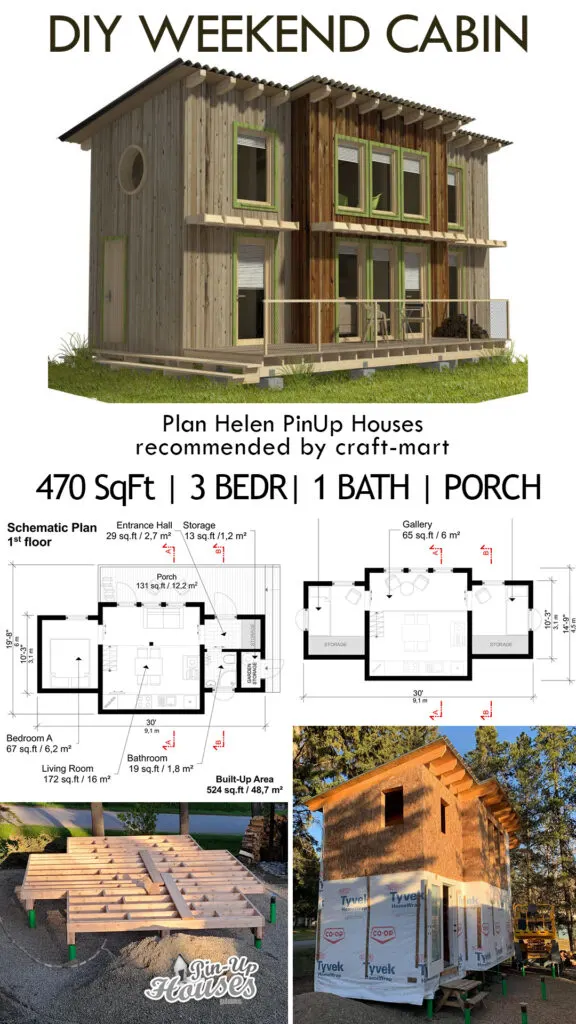 3-bedroom small cabin on a budget