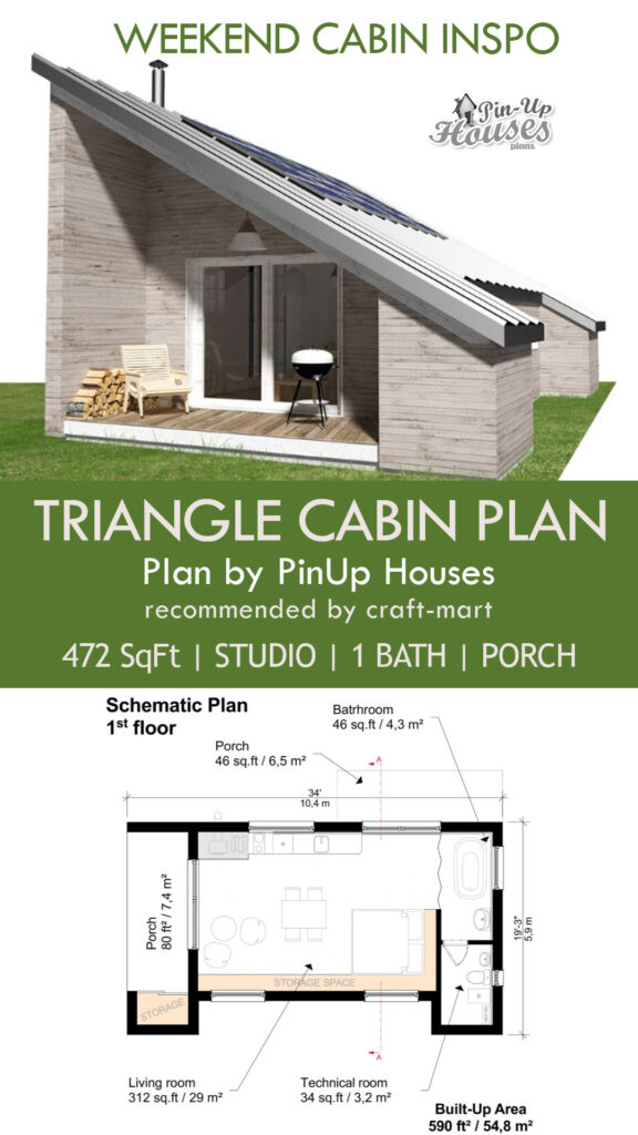 Triangle Weekend Cabin