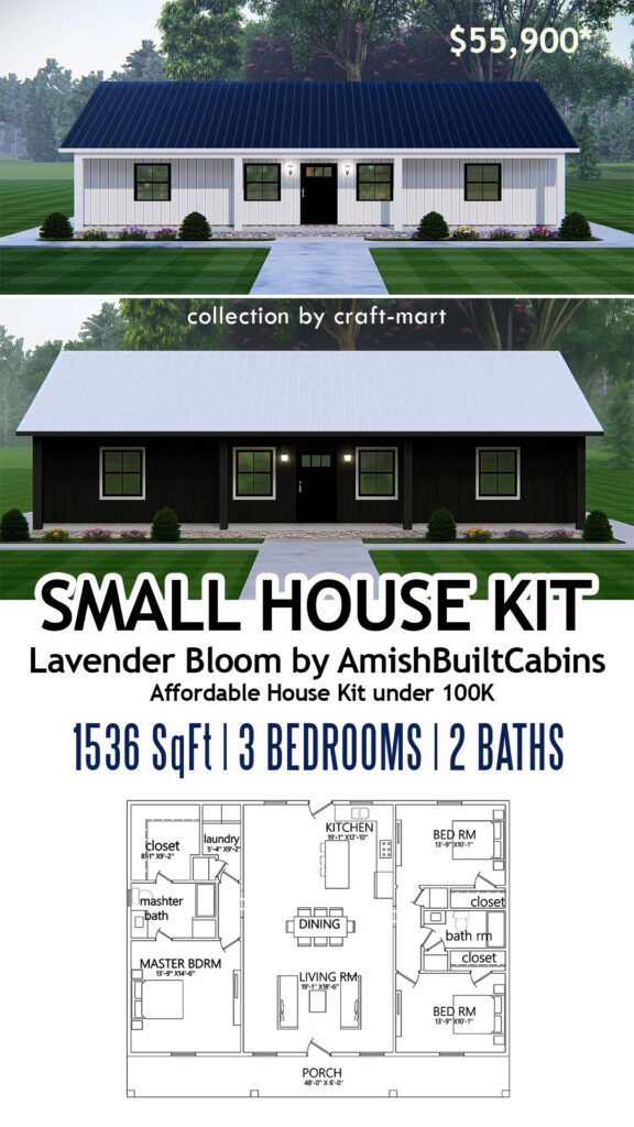 Lavender Bloom Prefab Small Home Kit