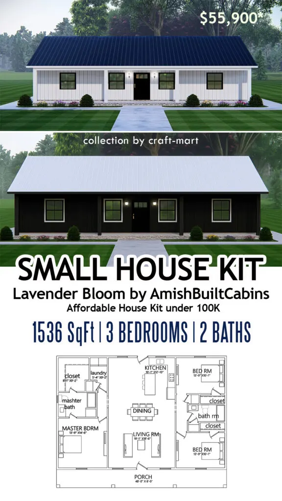 Lavender Bloom Prefab Small Home Kit