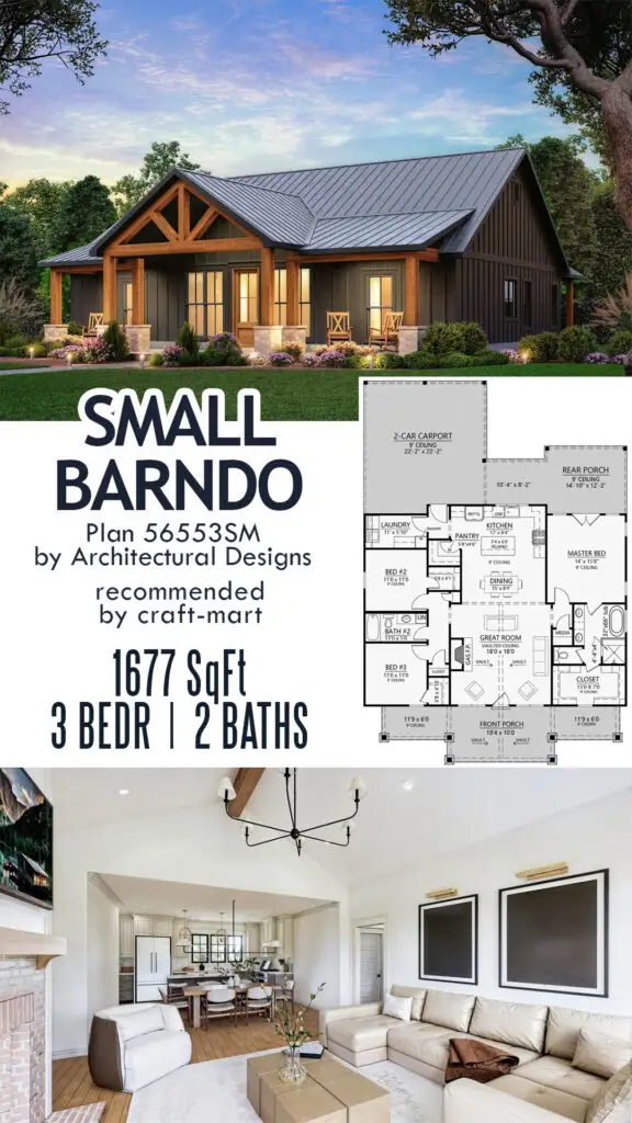 Rustic 1677 SqFt House Plan