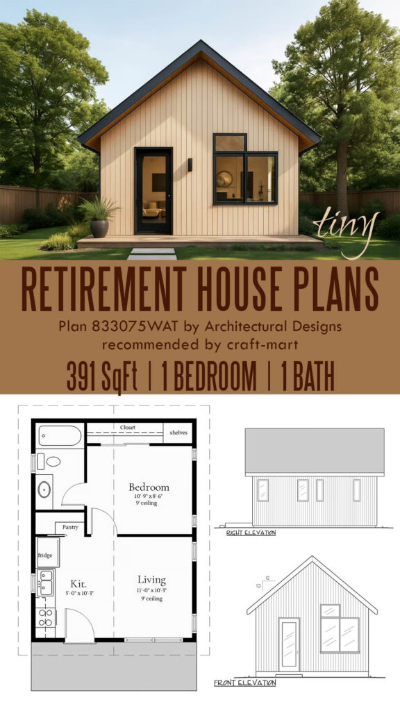 tiny retirement house plan