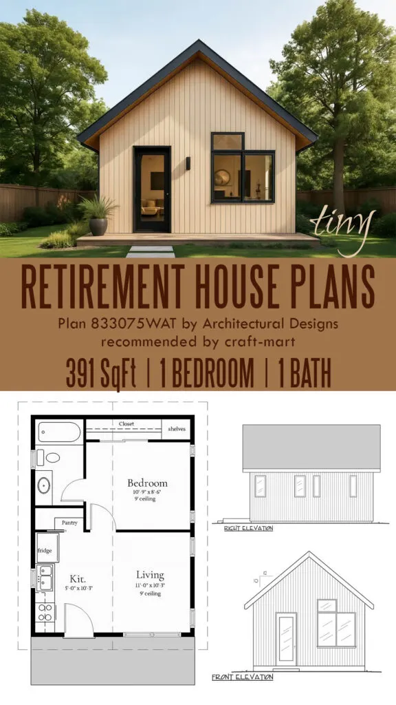 tiny retirement house plan