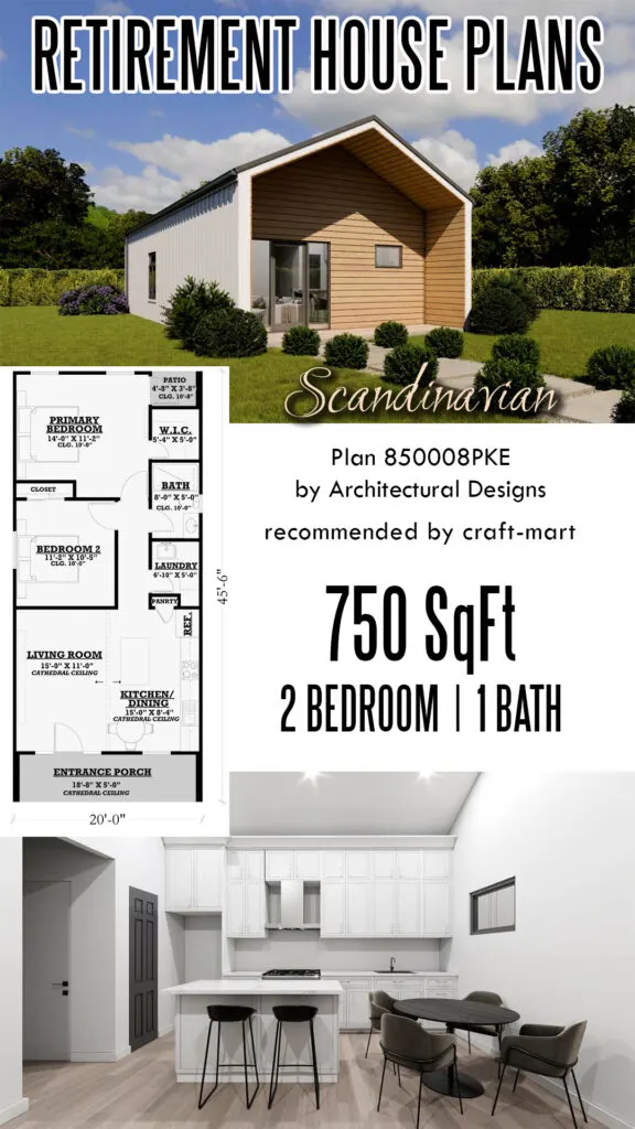 750 SqFt Scandinavian-Style House