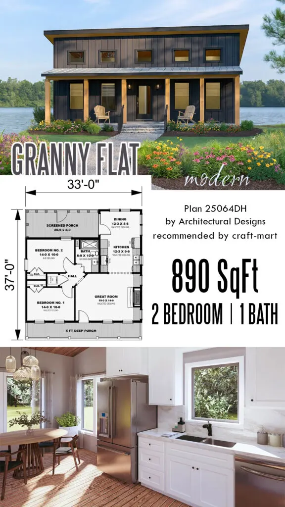 Mid-Century Modern Granny Flat
