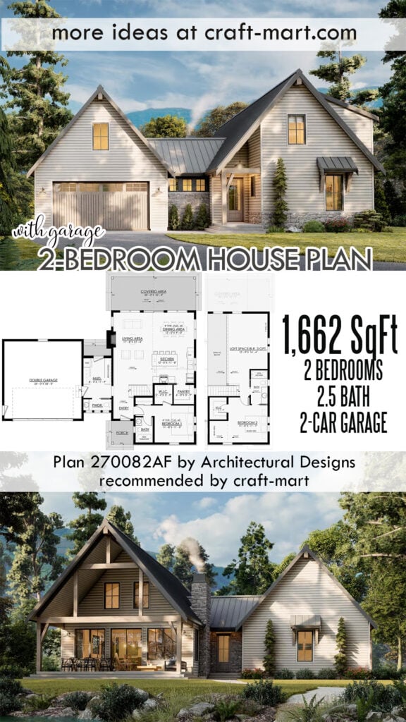 Modern 2-Bedroom Cottage with Garage