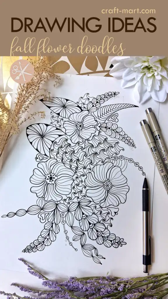 Fall Drawing Ideas: Flowers, Leaves, and Seeds