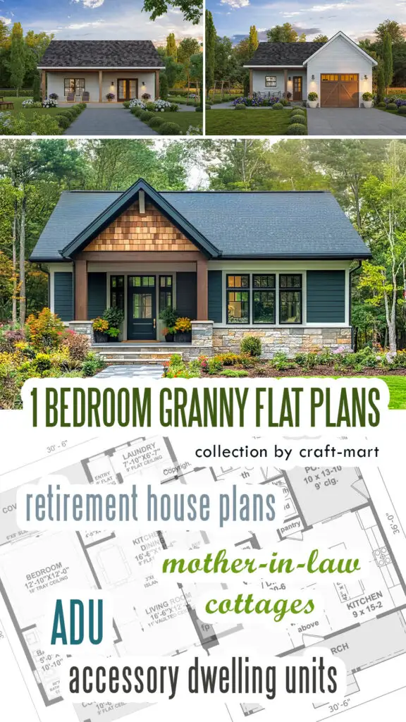 1 bedroom granny flat plans