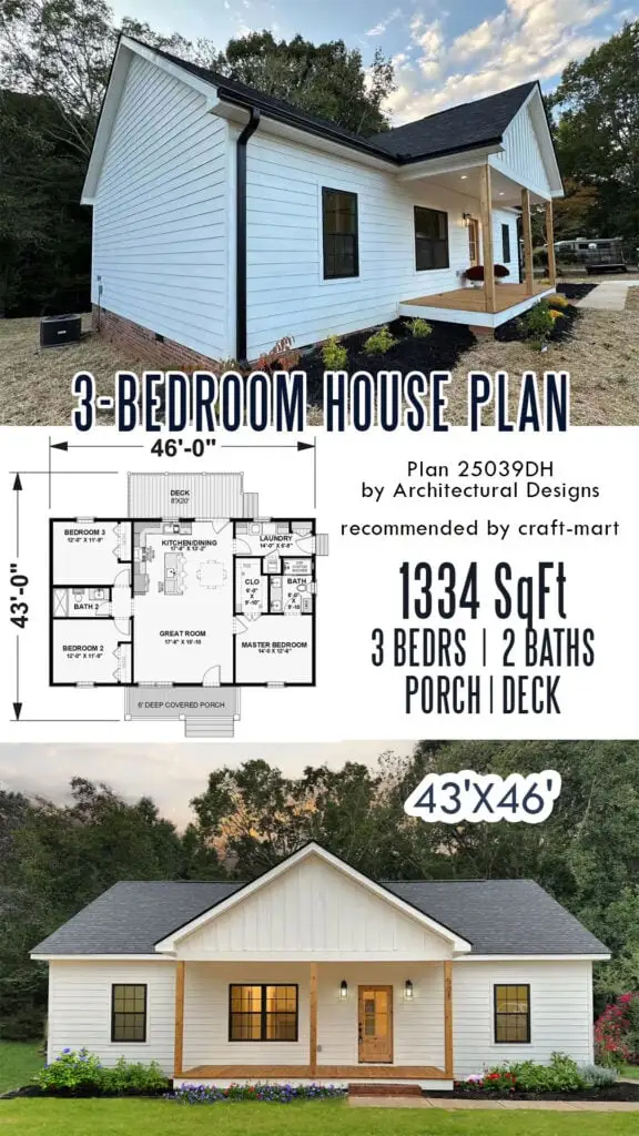 Popular 3-Bedroom House Plan