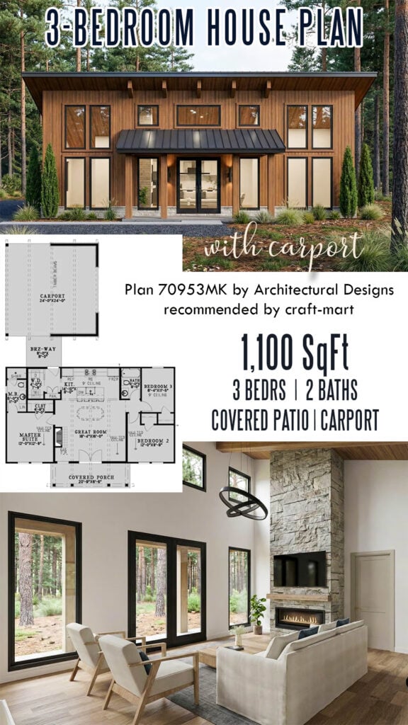3-Bedroom Cottage with Dogtrot and Carport