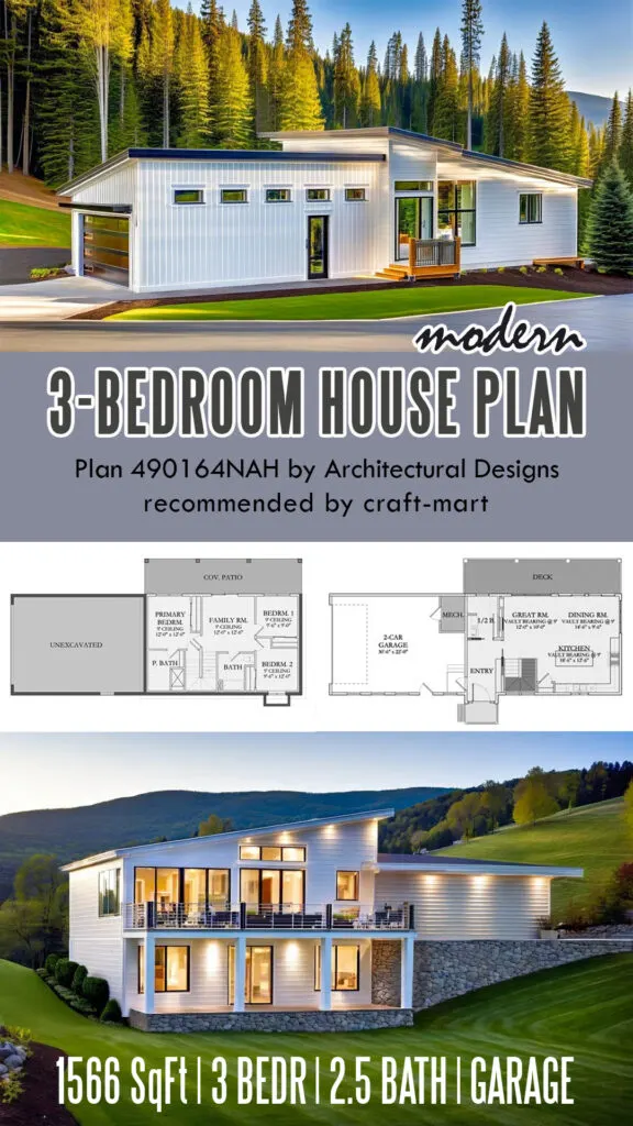 contemporary 3-bedroom home