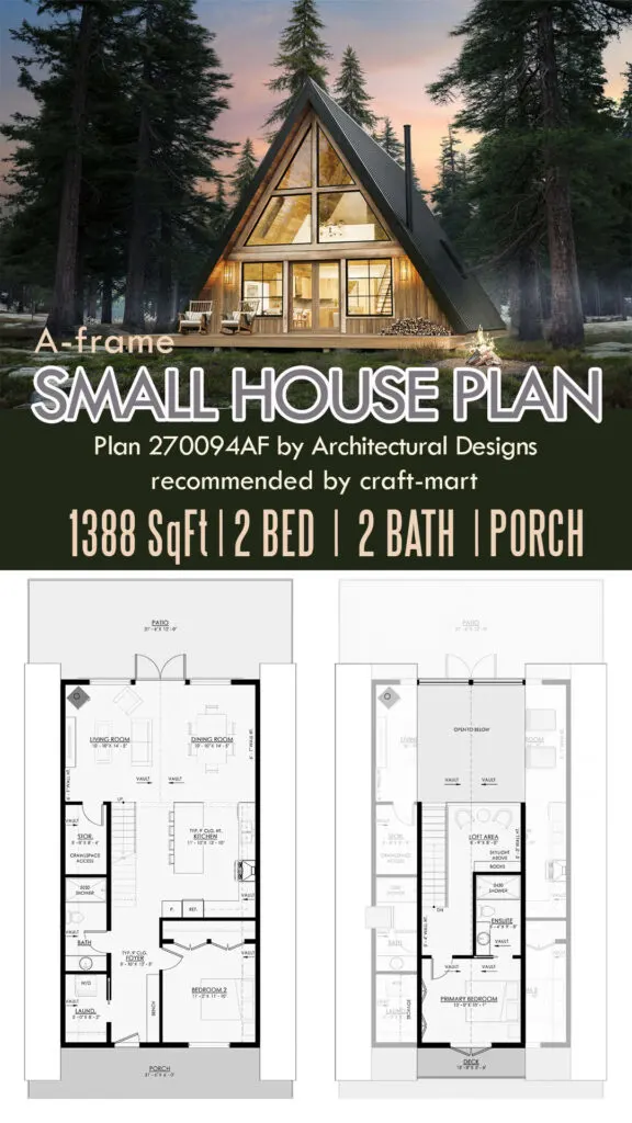Small A-Frame House Plan