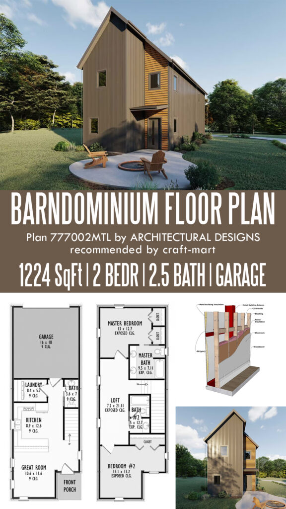 Modern Barndo for a Narrow Lot
