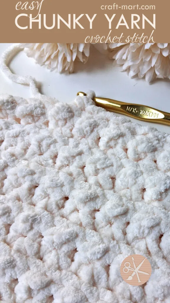 chunky yarn crochet stitch