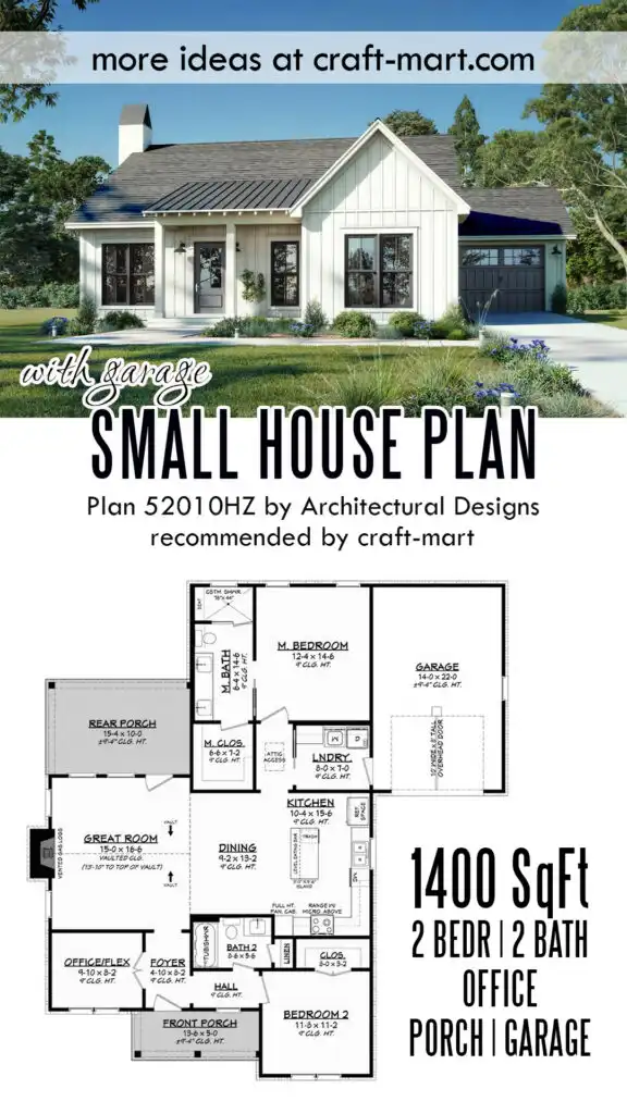 Small House Plan with Spacious Porches