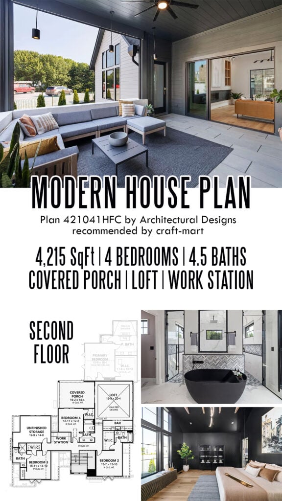 4,215 Sq Ft Modern House Plan