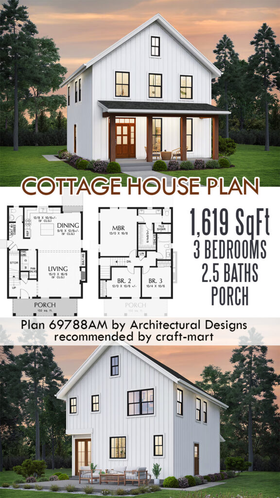 Modern Farmhouse Cottage (1,619 sqft)