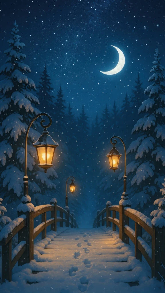 'Let It Snow' Winter Wallpaper