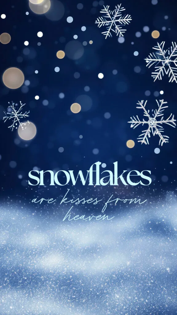 Snowflakes Wallpaper Aesthetics