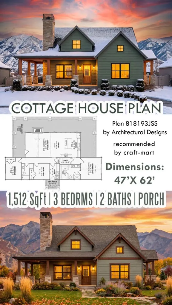 3-Bedroom Mountain Cottage with Porch