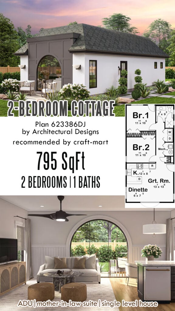 A Charming 2-Bedroom Cottage