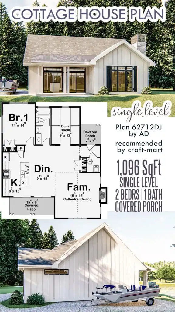 Cozy Cottage with Bunk Room