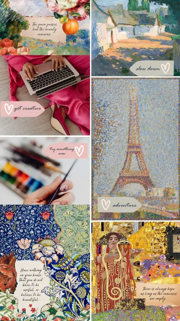 Vision Board: Goals and Intentions