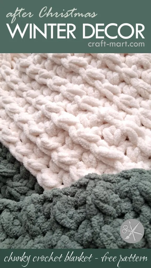 Chunky Crochet Blanket as a Cozy Winter Accessory