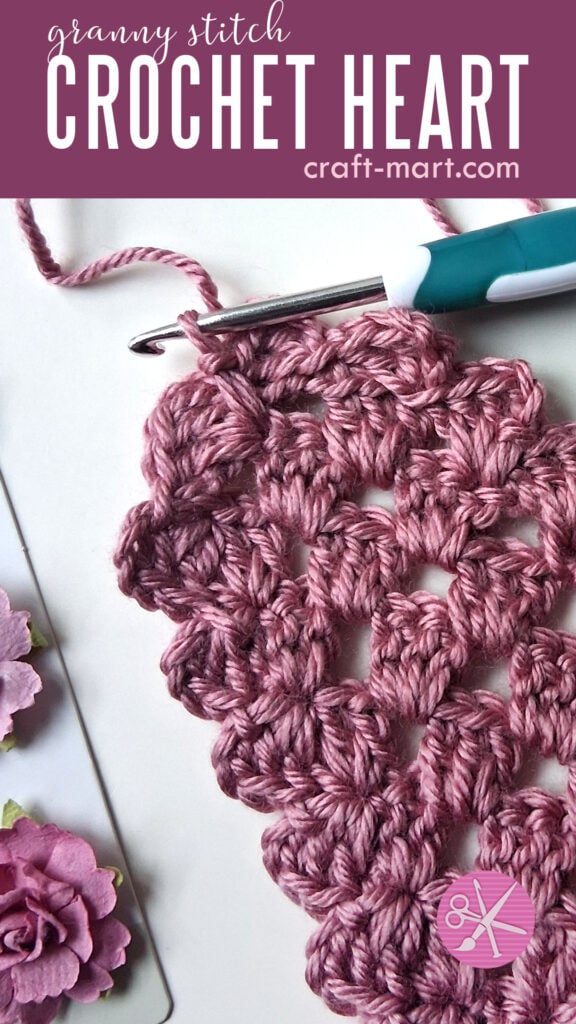 Scalloped Border for Crochet Heart