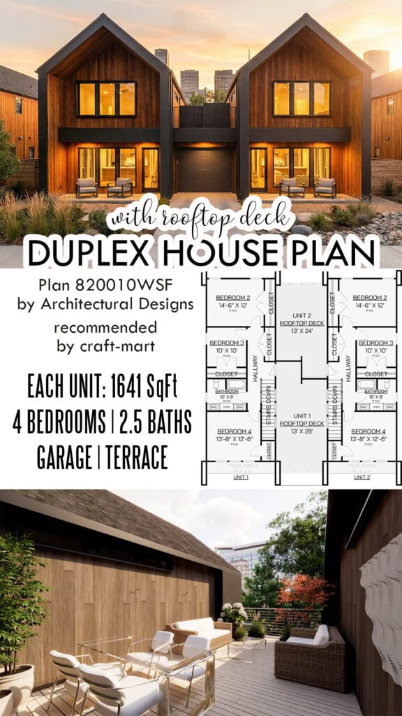 Modern Scandinavian Duplex (4-Bedr Each Unit)