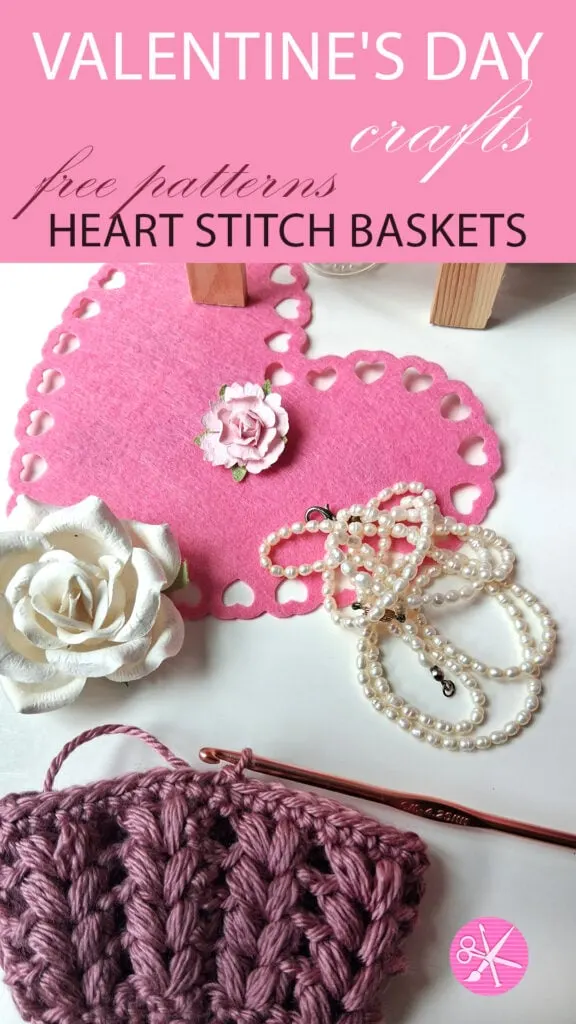 PUFF V-STITCH for a Crochet Basket