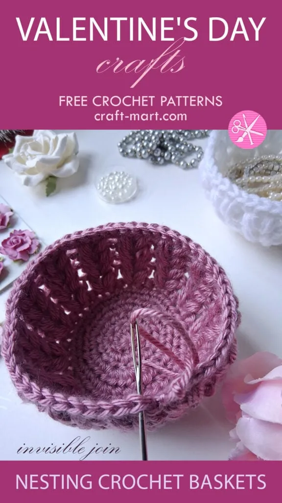 Invisible Join for Crochet Basket