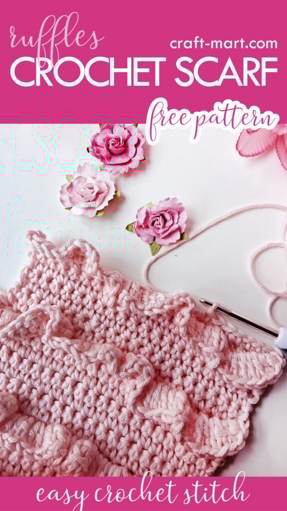 'Ruffles' Crochet Scarf