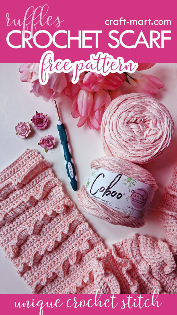 cotton/bamboo crochet scarf yarn