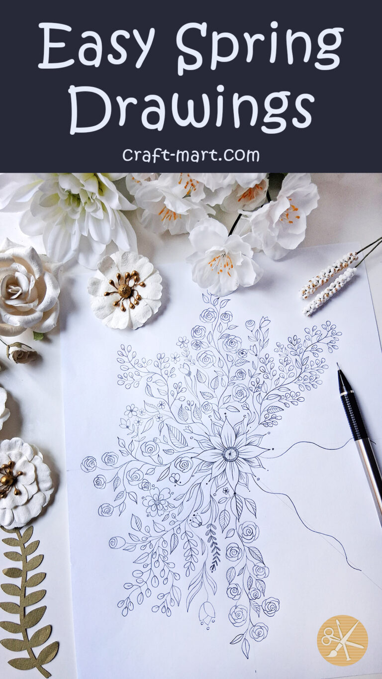 Spring Drawingss Easy Spring Drawings - Craft-Mart