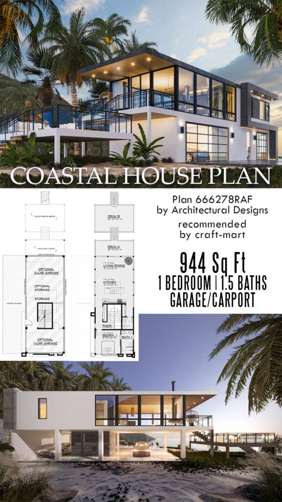 Modern 1-Bedroom Coastal Home