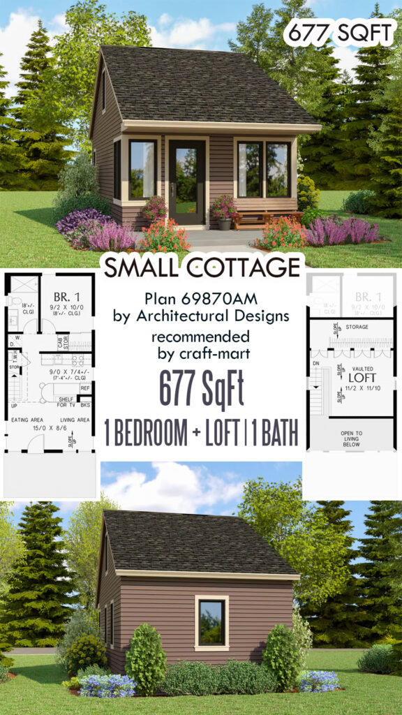 A Tiny 677 Sq Ft Cottage