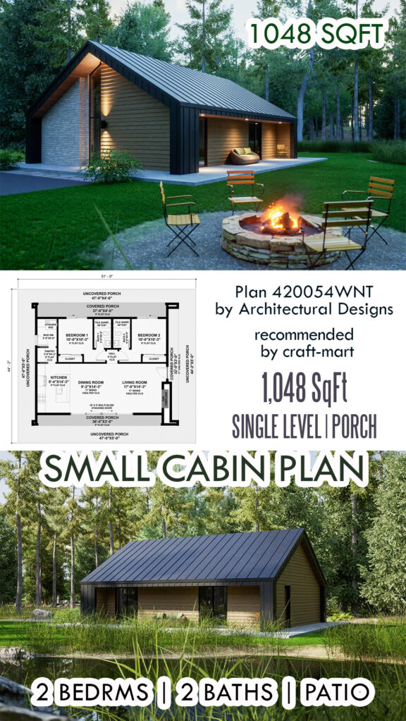 Modern Cabin with 2 Bedrooms