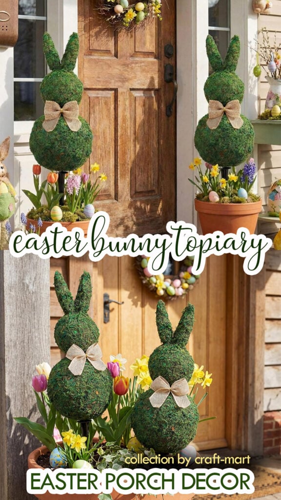 Easter Bunny Topiary