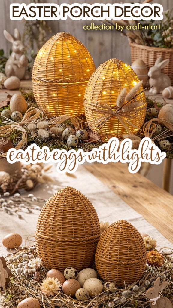 Easter Eggs with Lights