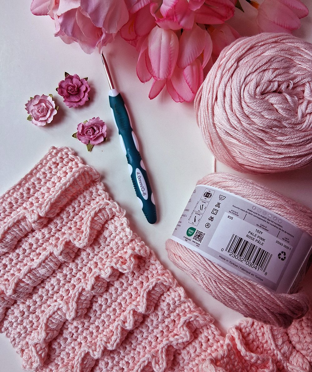 Crochet Scarf for Spring