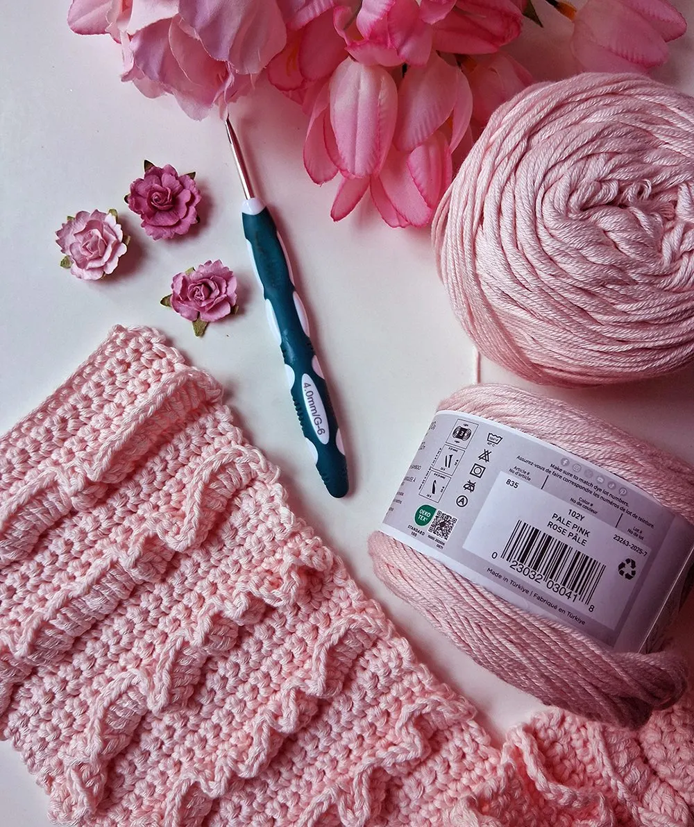 Crochet Scarf for Spring