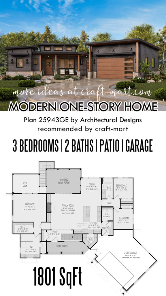 Modern Single-Story Home (1801 sqft)